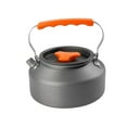 thumbnail image 2 of Camping Water Kettle, Outdoor Water Boiler Stoves Pot Cookware Lightweight Teakettle Teapot Coffee Pot for Camp Fishing Campfire Backpack Travel 1.1L 15.5x6cm, 2 of 8