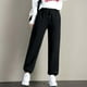 thumbnail image 3 of Pantalones De Chándal Para Mujer Forro Polar Jogger Pantalones Casual Harem Negro M Sunnimix Pantalones de mujer con forro polar, 3 of 8