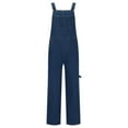 thumbnail image 3 of YLSDY Men's Denim Overalls Loose Fit Strappy Jumpsuit Bib Overalls Workwear Jumpsuits Blue XXXXXL, 3 of 5