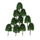 thumbnail image 1 of 10x Modelo Árbol Pagoda para Diorama Layout, 1 of 8
