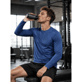 thumbnail image 5 of TELALEO 4 Pack Men's Long Sleeve UPF 50+ Sun Protection Shirts Moisture Wicking Quick Dry SPF UV T-Shirts for Workout Running Fishing Hiking Outdoor, Size XL, 5 of 7