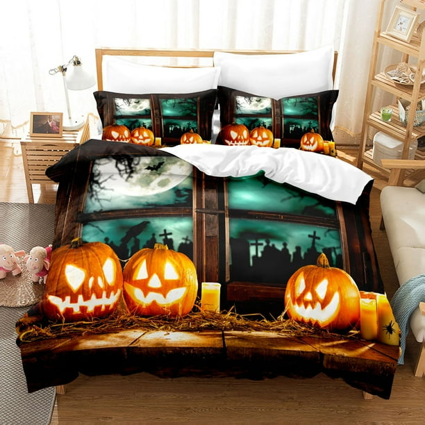 Bed Set HalloweenCover Bedding Sets pumpkin Comforter Cover ,halloween