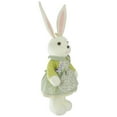 thumbnail image 4 of Northlight 20" White and Green Standing Girl Rabbit Easter Figure, 4 of 5