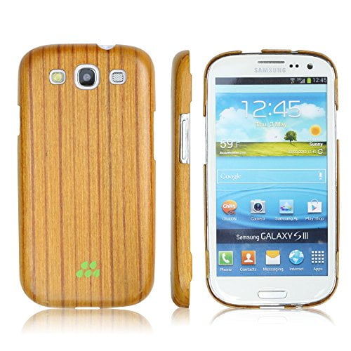 Controversieel voor opslaan For Samsung Galaxy S3 Case, Evutec Wood S 0.04" Ultra Thin Slim/Fibre FSC  Certified Farm Wood/Made with real Wood Veneer/Drop Protection/Naturally  Sleek Snap Case Cover - Teak - Walmart.com