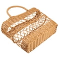 thumbnail image 7 of Portable Picnic Basket Hand-made Plastic Fruit Basket Fruit Storage Basket Woven Picnic Basket, 7 of 7