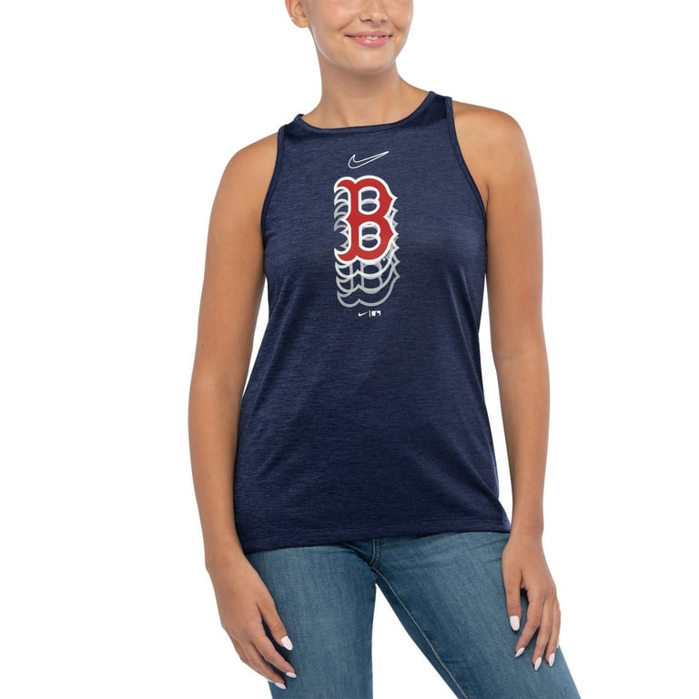 売れ筋商品|||ナイキ カットソー トップス レディース Women's Navy Boston Red Sox Logo Fade High Neck Performance Tank Top Navy Women's Nike Navy Boston Red Sox Logo Fade High Neck