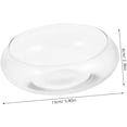 thumbnail image 2 of Bol à Poisson en Verre Transparent, Aquarium de Bureau pour Poissons Rouges, Crevettes et Plantes Hydroponiques, Conception Portable Multifonctionnelle, 2 of 5