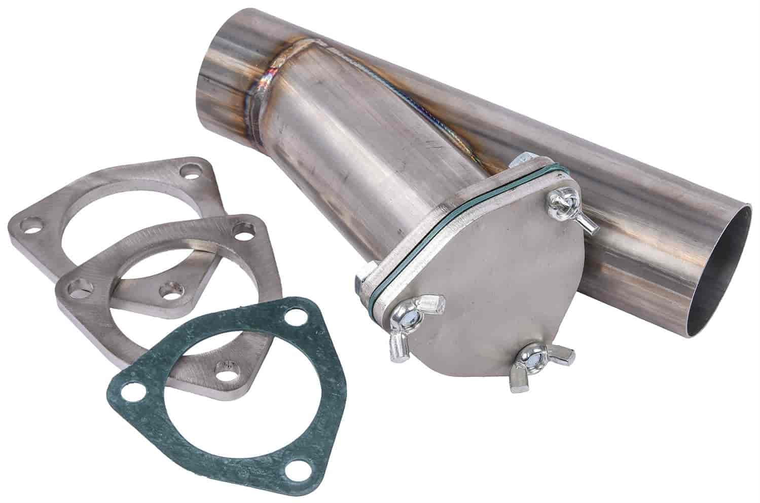 JEGS 30768 Exhaust Cutout Manually Operated Fits Exhaust Systems with 3