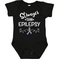 thumbnail image 3 of Inktastic Epilepsy Awareness Month Ribbon Girls Baby Bodysuit, 3 of 5