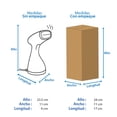 thumbnail image 4 of Vaporizador de Ropa Conair ExtremeSteam Tanque de 140 ml GS8PES Azul Claro, 4 of 4