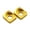 Yellow, variant on 1. Aluminum Alloy Motorcycle Chain Adjuster Rear Block Wheel Hub Spacer For Electric Dirt Bikes Quick Installation