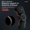 thumbnail image 3 of 1 Piece Knee Brace Silicone Pads Spring Support High Elastic Breathable Knee Sleeves Protect Meniscus Basketball Sports Guard, 3 of 6