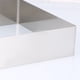 thumbnail image 3 of Molde cuadrado para mousse de acero inoxidable para tartas, cortador de mousse, molde para tartas, anillo para postres, molde para pasteles, herramienta para hornear (plata de 10 pulgadas), 3 of 6