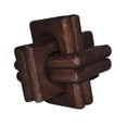 thumbnail image 4 of Decoración de cadena de madera con eslabones, artesanía creativa nórdica, decoración de mesa de centro con eslabones de madera para estantería, sala, 4 of 9