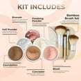 thumbnail image 2 of EVERYDAY KIT (COCOA) Full Size Mineral Makeup Set Matte Foundation Bare Face Sheer Powder Cover, 2 of 8