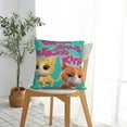 thumbnail image 5 of Super Kitties Throw Pillow Cover Decoration Pillow Case Cushion for Home Sofa Couch 20"x20", 5 of 7