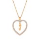 thumbnail image 5 of Fashionable and simple diamond-encrusted love necklace for women 26-letter heart necklace with temperament and versatile clavicle chain Couple jewelry Valentine's Day gift, 5 of 5