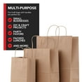 thumbnail image 5 of Stock Your Home Brown Kraft Paper Bags with Handles Variety Pack (150 Count), Recycled Paper Bags for Small Business Owners, Crafts, Christmas Gifts, and More, Brown Paper Bags with Handles Bulk Pack, 5 of 7