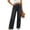 *2-Black, variant on Women's Floral Wide Leg Denim Pants , High Waisted Washed Jeans For Women,Ladies' Casual Loose Fit Trousers with Pockets,Khaki,S-5XL