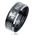 thumbnail image 2 of Black Tungsten Registered Nurse Ring, 2 of 3