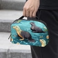 thumbnail image 2 of Platypus Travel Organizer Waterproof Oxford Cloth Storage Pouch for Small Electronics, Hard Drive, and Cable Bag, 2 of 6