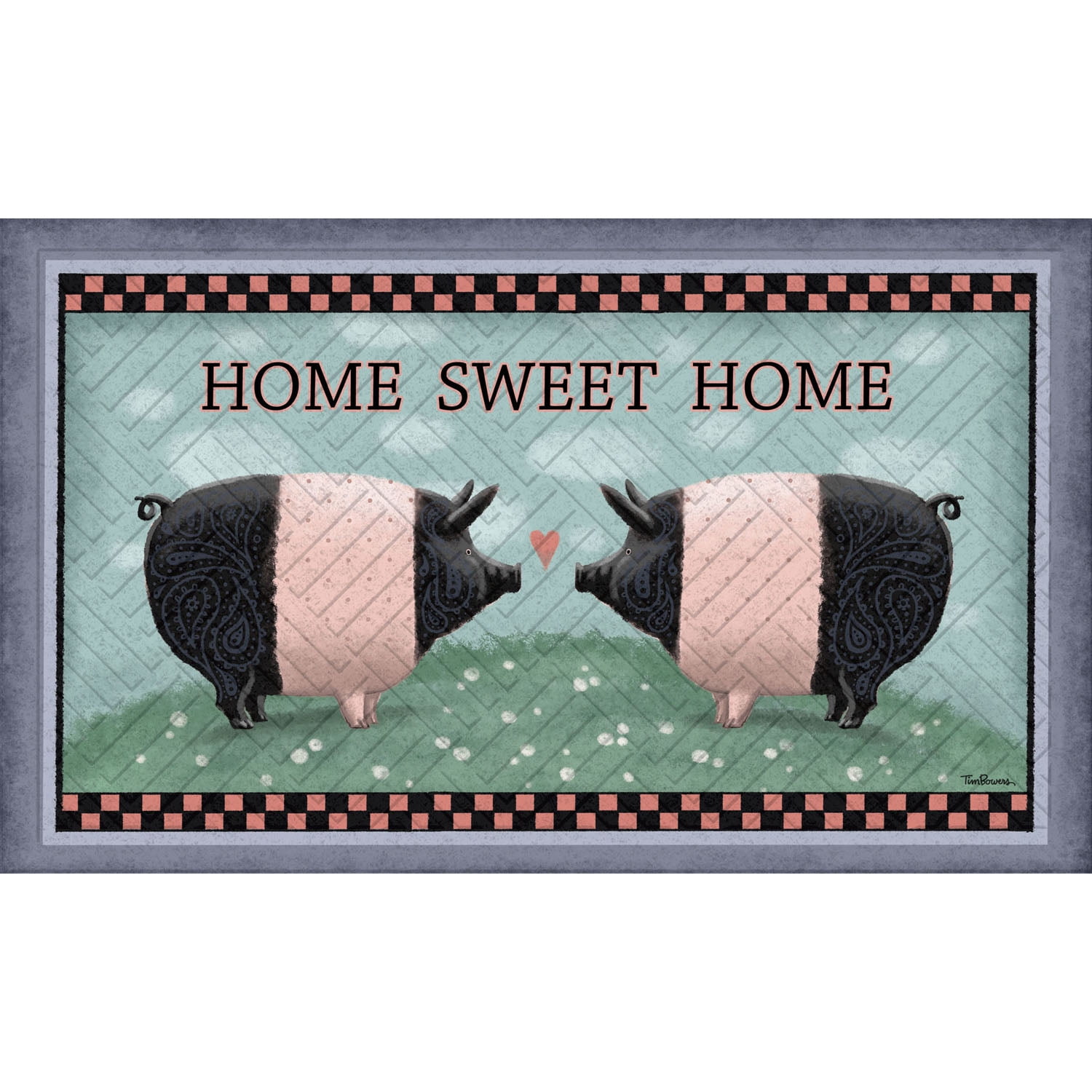 Farm Life Embossed Floor Mat