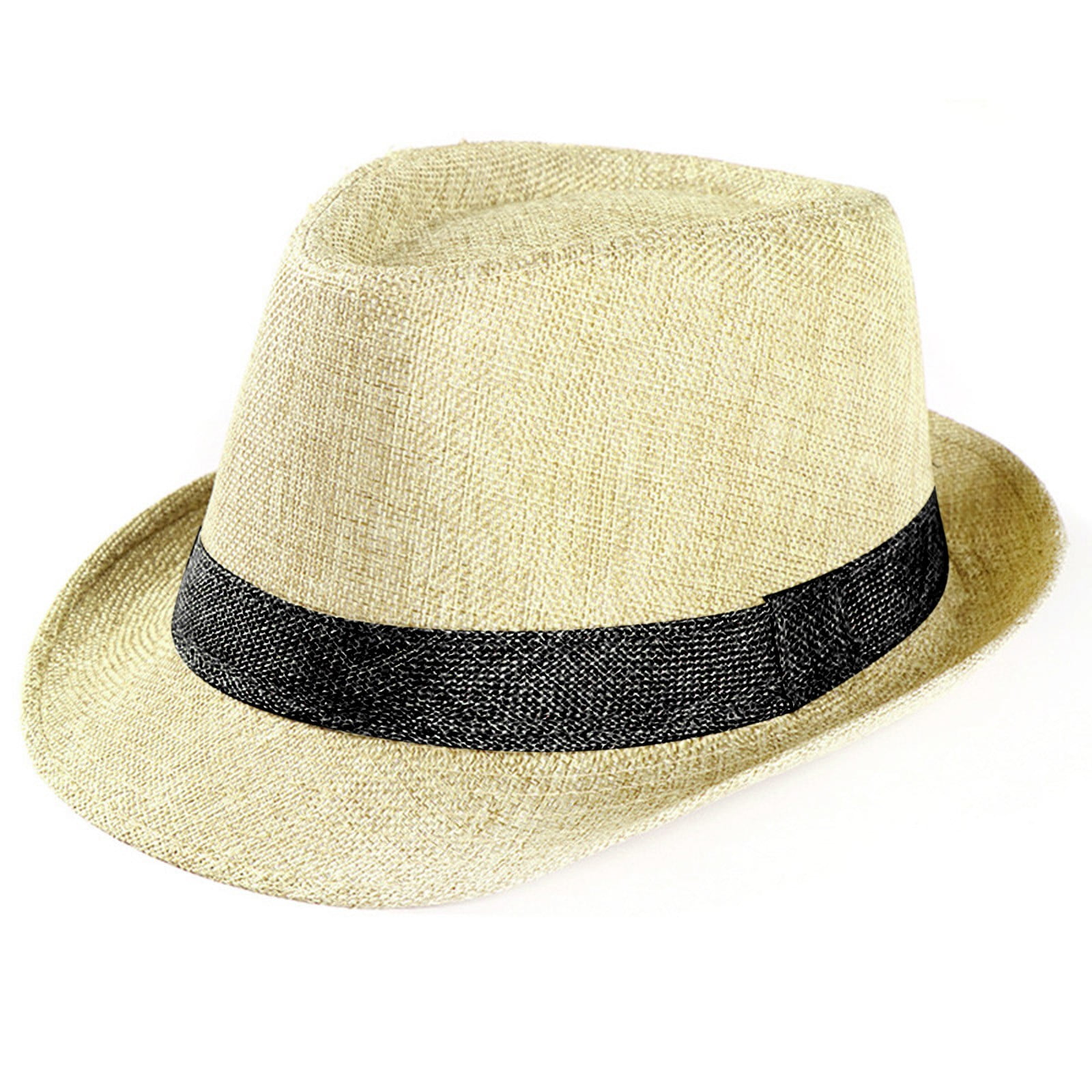 huiswerk maken Stun Arthur Tangnade Stylish Hats Unisex Gangster Cap Beach Sun Straw Band Sunhat -  Walmart.com