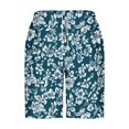 thumbnail image 4 of Viikei Men's Elastic Waist Shorts-All Day Comfort,Men Casual Fashion Print Shorts with Pockets Elastic Waist Beach Pants Blue XXL, 4 of 5