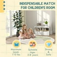 thumbnail image 6 of Qaba Toy Storage Organizer, Kids Bookshelf with 2 Drawers, Toy Shelf, Large Top, Toy Organizer for Bedroom, Nursery, Living Room, White, 6 of 9