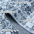 thumbnail image 3 of JV Home Runner Rug Oushak Grey 2'7" x 8' Washable Rugs Anti Slip, 3 of 7