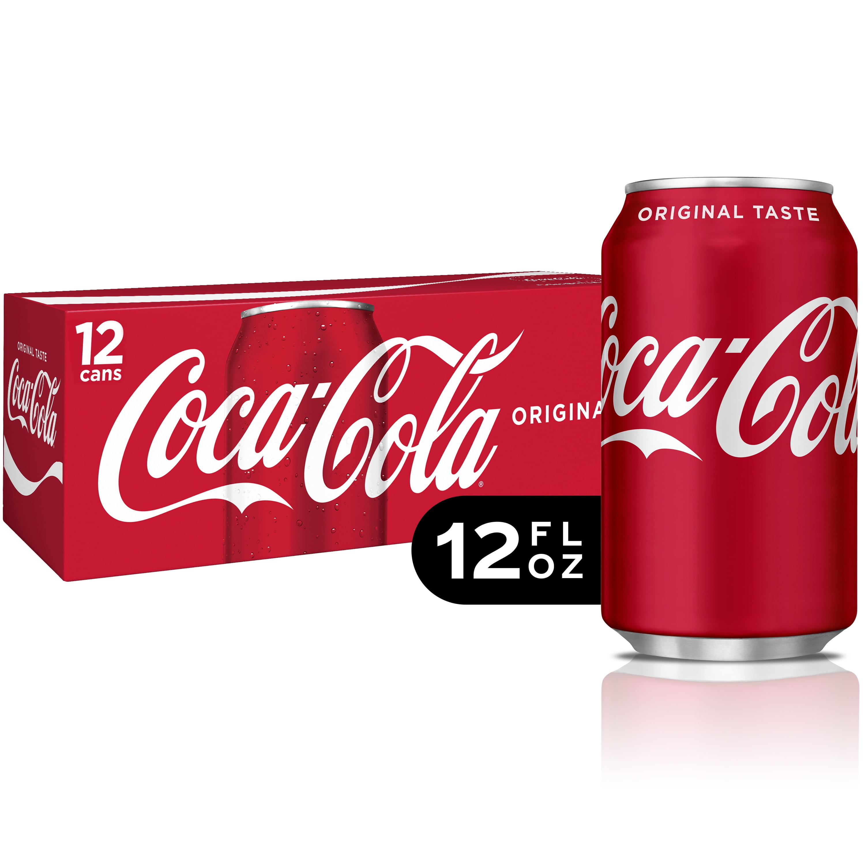 Coca Cola Soda Soft Drink 12 Fl Oz 12 Pack Walmart Walmart