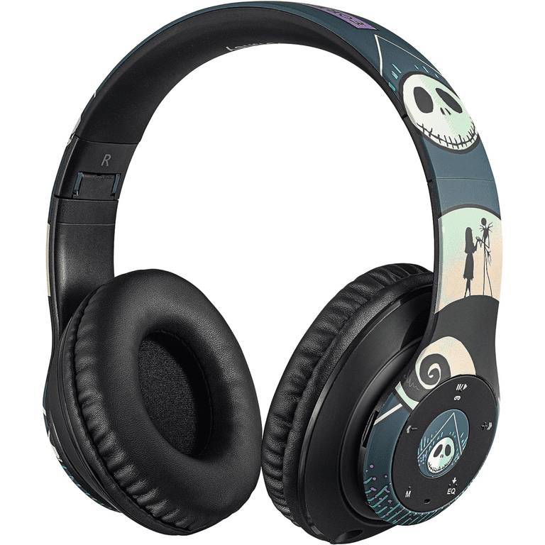 Disney Jack Skellington Bluetooth Headphones - Wireless Over Ear
