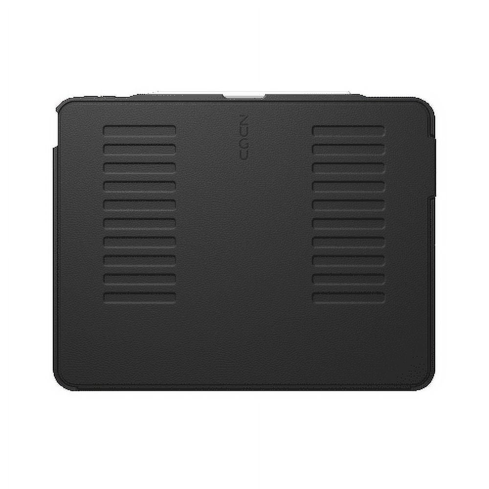 Zugu Case for iPad Air 13 Inch (M2/M3/M4) 2024/2025/2026, Slim Protective Cover with Apple Pencil Holder, Auto Wake/Sleep, Multiple Viewing Angles - Black
