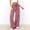 *Red, variant on ClodeEU Women's High Waist Striped Wide Leg Pants with Drawstring,Casual Loose Trousers with Pockets Black,Women's Plus L