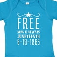 thumbnail image 4 of Inktastic Free- Now and Always- Juneteenth 6-19-1865 Boys or Girls Baby Bodysuit, 4 of 5