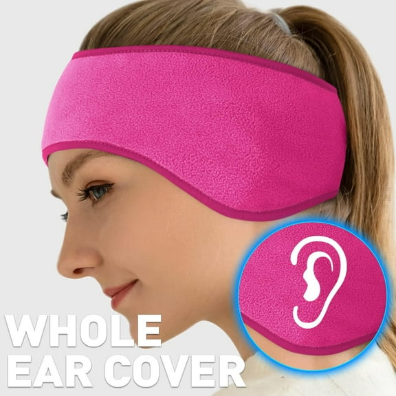 1/2/3Pcs Fleece Ear Warmers for Men Women Kids - Winter Headband Ear Muffs Ear Covers for Cold Weather Running Cycling Ski