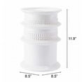 thumbnail image 5 of Conventional Style Cylinder Vase White, 5 of 5
