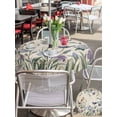 thumbnail image 5 of Outdoor Tablecloths with Umbrella Hole & Zipper, Spring Flowers Round Tablecloth 54 Inch, Vintage Floral Leaves Birds Pastoral Botanical Waterproof Table Cloth, Patio/Pool/Picnic Table Covers, 5 of 8