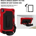 thumbnail image 5 of FIEWESEY Kids Case for Nokia T10 8 Inch Tablet,Shockproof Kids Friendly Rugged Cover with Shoulder Strap & Kickstand Hybird Case for Nokia T10 8 Inch Tablet+Screen Protector (Red+Black,2 Pcs), 5 of 6