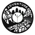 thumbnail image 2 of Amblelife Adventure Vinyl Wall Clock Souvenir Gift for Friends Home Living Room Decoration Vintage Design Office Bar Room Home Decor, 2 of 7