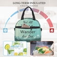 thumbnail image 4 of Balery Not All Those Who Wander Are Lost1 Bolsa de Almuerzo Impresa, Caja de Almuerzo Reutilizable, Bolsa Térmica Aislada para Almuerzo, Bolsa Antiderrames, 4 of 7