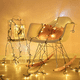 thumbnail image 2 of Cadena Luces De Solar,22m 200 Led, 8 Modos Luces Solare Xtellar dorado, 2 of 4