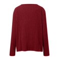thumbnail image 5 of Sweaters for Women 2025 Fall Winter Plus Size V-Neck Long Sleeve Ribbed Knit Jumper Tops Womens Pullover Sweaters, 5 of 6