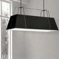 thumbnail image 3 of TRA-444HC-BK-Dainolite-Trapezoid - 4 Light Horizontal Chandelier-Black Finish-Black  Shade Color, 3 of 6