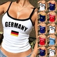 thumbnail image 6 of Women Cup Graphic Tank Top Spaghetti Strap Football Crop Tops Sleeveless Cute Baby Tee Y2k Camisole, 6 of 6