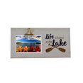 thumbnail image 1 of Gray Photo Clipper Board (Life Is Better At The Lake) Wood Photo Frames, 1 of 1