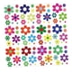 thumbnail image 2 of 12 Uds. Linda calcomanía de pared de margaritas, pegatinas de pared de flores para ventana, pegatina de flores para nevera para la entrada del hogar,, 2 of 9
