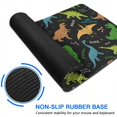thumbnail image 6 of Long Mouse Pads for Desk,Black Cartoon Dinosaurs Text Pattern Desk Mats on Top Of Desks, Desk Mouse Pad Extra Large with 3mm Non-Slip Base and Stitched Edge for Gaming,Office,Work,Home 35.4"x15.7", 6 of 6