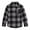 Grey, variant on Boys Long Sleeve Button Down Shirt Collared Micro Polar Plaid Dress Shirt Sizes 8-18