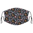 thumbnail image 1 of Cute Greyhound Dog Graphic Printed Cloth Face Masks Reusable Washable Adjustable for Child (1 PCS), 1 of 5